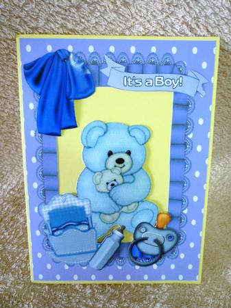 It's a Boy, A4 Topper by Michelle Chivers