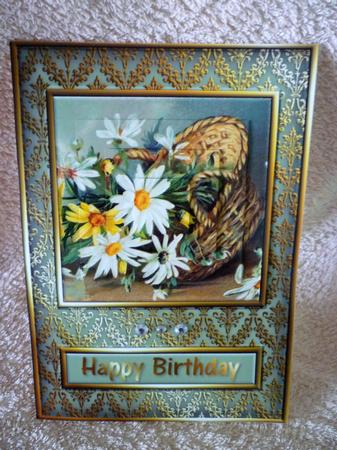 Daisies Quick Card by Michelle Chivers