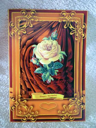 Folds of Silk Card Front by Michelle Chivers