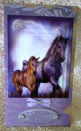 Beautiful Horse & Foal Pyramids by Michelle Chivers