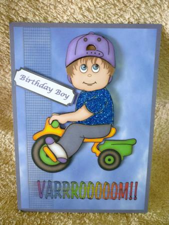 Birthday Boy Quick Card by Michelle Chivers