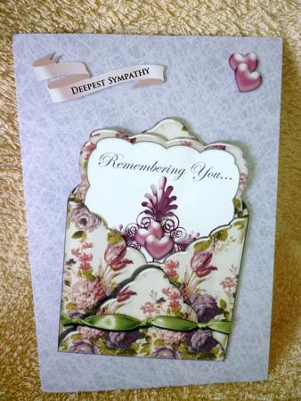 Scalloped Envelope Card - Sympathy by Michelle Chivers