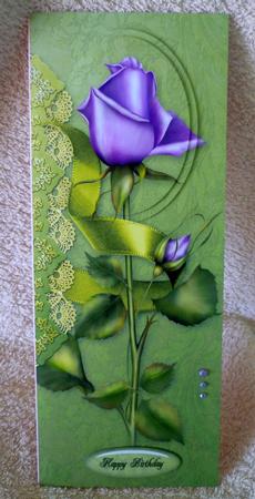 Lavender Rose Dl by Michelle Chivers