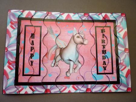 Flying Horse Wavey Edge Side Stacker by Michelle Chivers