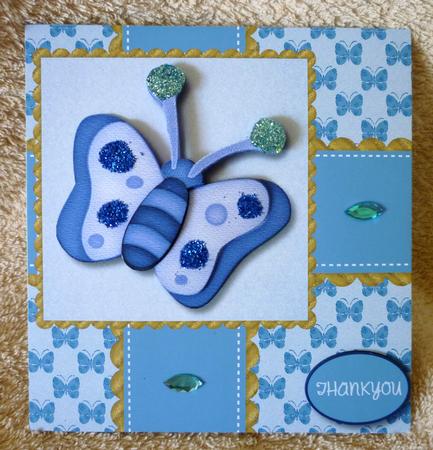Blue Butterfly by Michelle Chivers