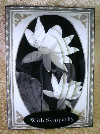 Black and White Revival Birthday Sympathy by Michelle Chivers
