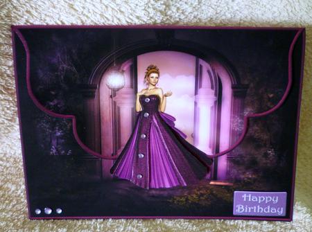 Envelope Card Lilac Dream by Michelle Chivers
