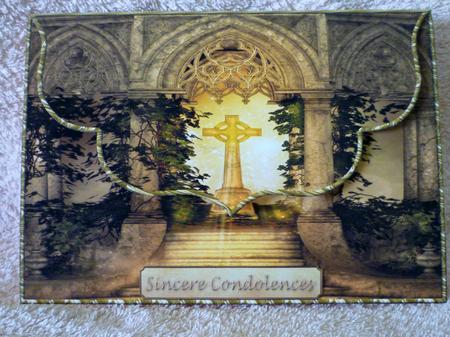 Golden Cross - Envelope Card by Michelle Chivers