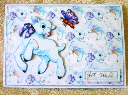 Easter Lamb Quick Card by Michelle Chivers