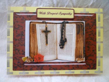 Bible Sympathy Card by Michelle Chivers