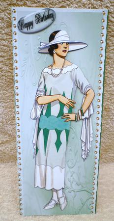 Lady in Green Dl by Michelle Chivers