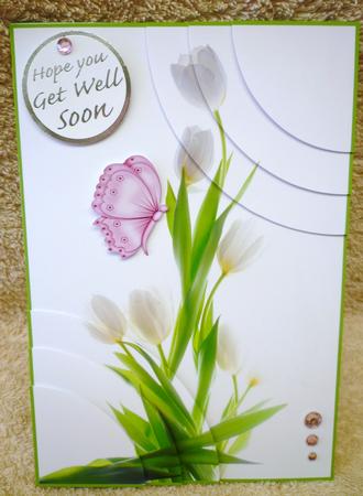 Stunning Floral 2 Corner Stacker by Michelle Chivers