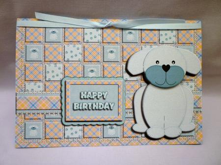 Blue Puppy by Michelle Chivers