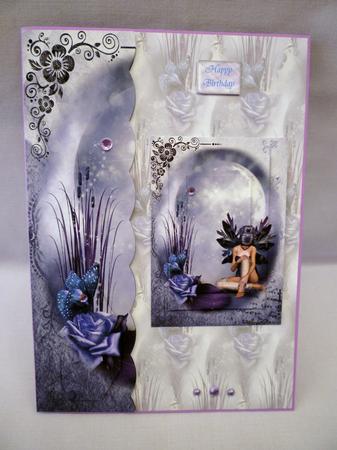 Fairy Card Front with Pyramage by Michelle Chivers