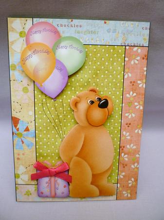 Birthday Bear 3 by Michelle Chivers