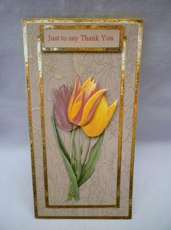 Spring Tulips Topper by Michelle Chivers