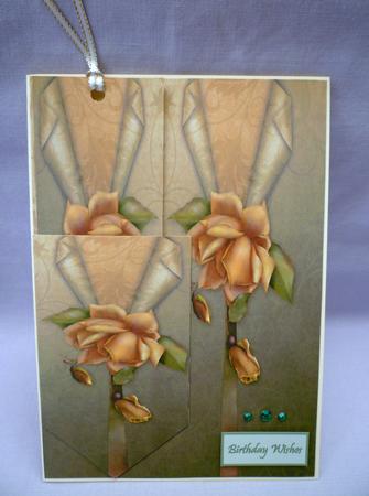 Orange Rose and Bookmark by Michelle Chivers