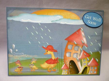 Spashing and Quacking in the Rain by Michelle Chivers