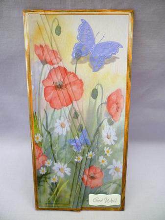 Wild Flowers and Butterfly by Michelle Chivers
