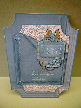 Baby Boy Plaque by Michelle Chivers