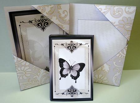 Elegant Butterfly Stationery Folder Kit by Michelle Chivers