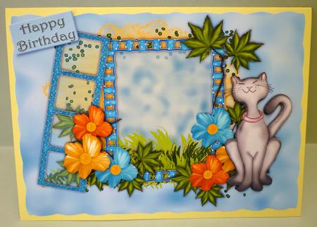 Cheerful Cat by Michelle Chivers