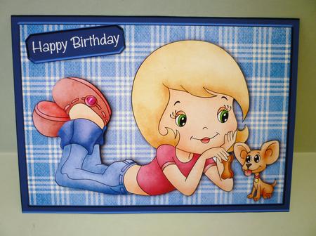 Pet Dog Quick Card by Michelle Chivers