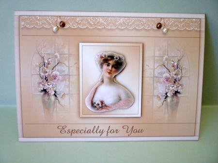 Especially for You Vintage Quick Card by Michelle Chivers