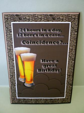 Birthday Beer by Michelle Chivers
