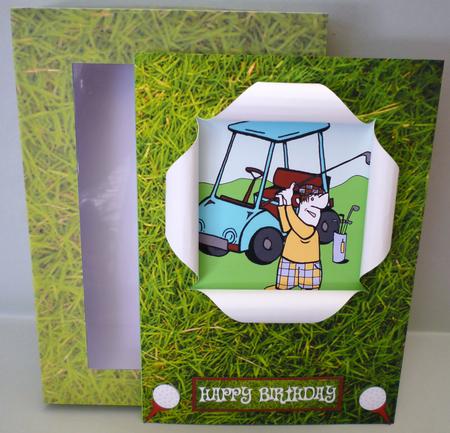 Open Front Golfer Card Kit by Michelle Chivers