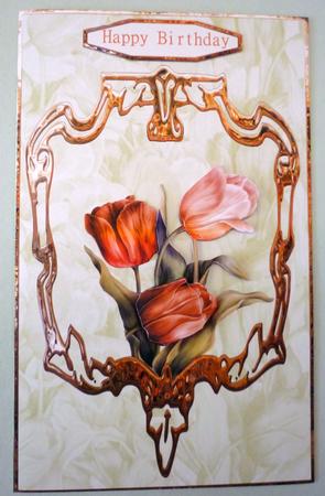 Tulips Vintage Style by Michelle Chivers