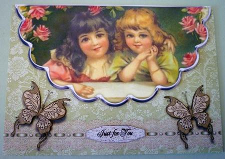 Vintage Envelope Card by Michelle Chivers