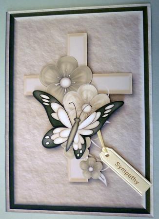 Butterfly & Cross Quick Card by Michelle Chivers