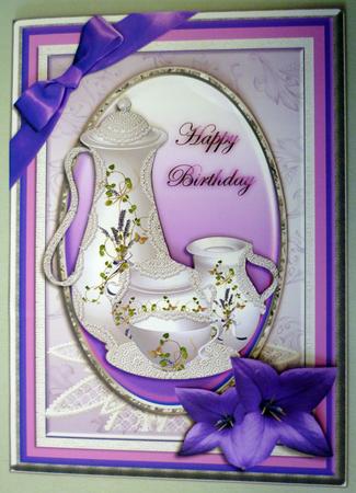 Purple Birthday Tea by Michelle Chivers