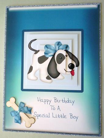 Puppy Dog Pyramid - Special Little Boy by Michelle Chivers