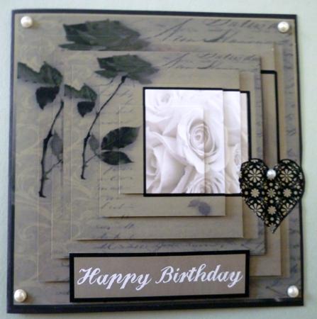 Black and White Roses by Michelle Chivers