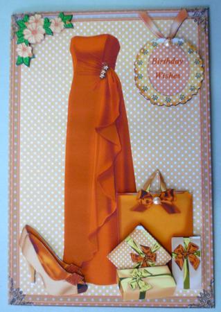 Designer Heaven in Burnt Orange and Gold by Michelle Chivers