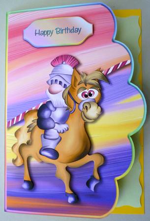 Looking for My Princess Scallope Curve Card by Michelle Chivers