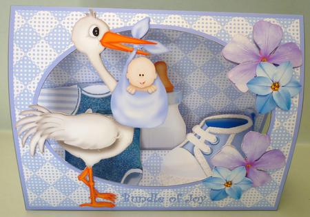 Bundle of Joy - 3D Tent Card Kit by Michelle Chivers