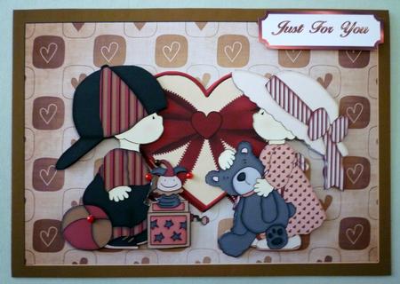 Sweet Kids Card Front by Michelle Chivers