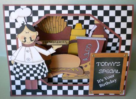 Todays Special - 3D Tent Card Kit by Michelle Chivers