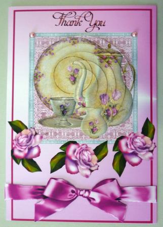 Afternoon Tea with Roses 2 by Michelle Chivers