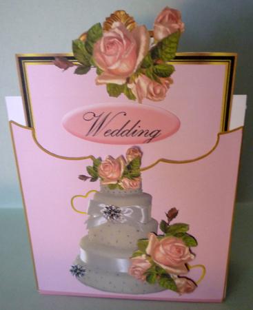 Dimensional Pocket Stand Up Insert Wedding,or Anniversary by Michelle Chivers