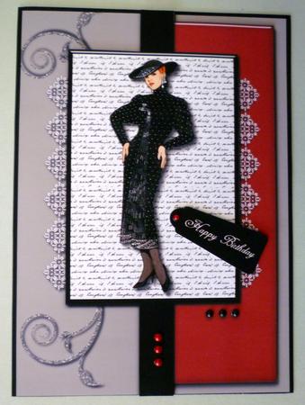 Manor Born Card Topper by Michelle Chivers
