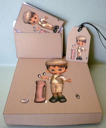 Golf Easel Drawer Box Kit by Michelle Chivers
