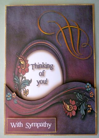 Thoughts of You Card Topper by Michelle Chivers