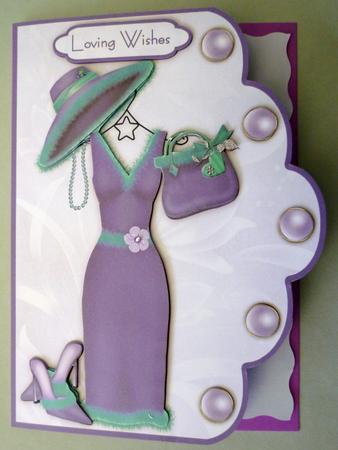 A Touch of Class 2 Scallop Edge Card Front with Step by Step by Michelle Chivers