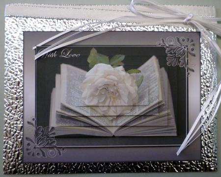 Rose and Book Pyramid by Michelle Chivers