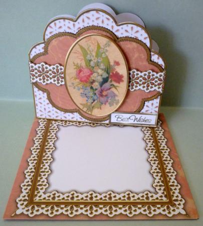Mixed Boutique Em. Anglaise Scallop Decoupage 3D Card Kit by Michelle Chivers