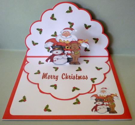 Santa Pop-up Scallop Kit by Michelle Chivers